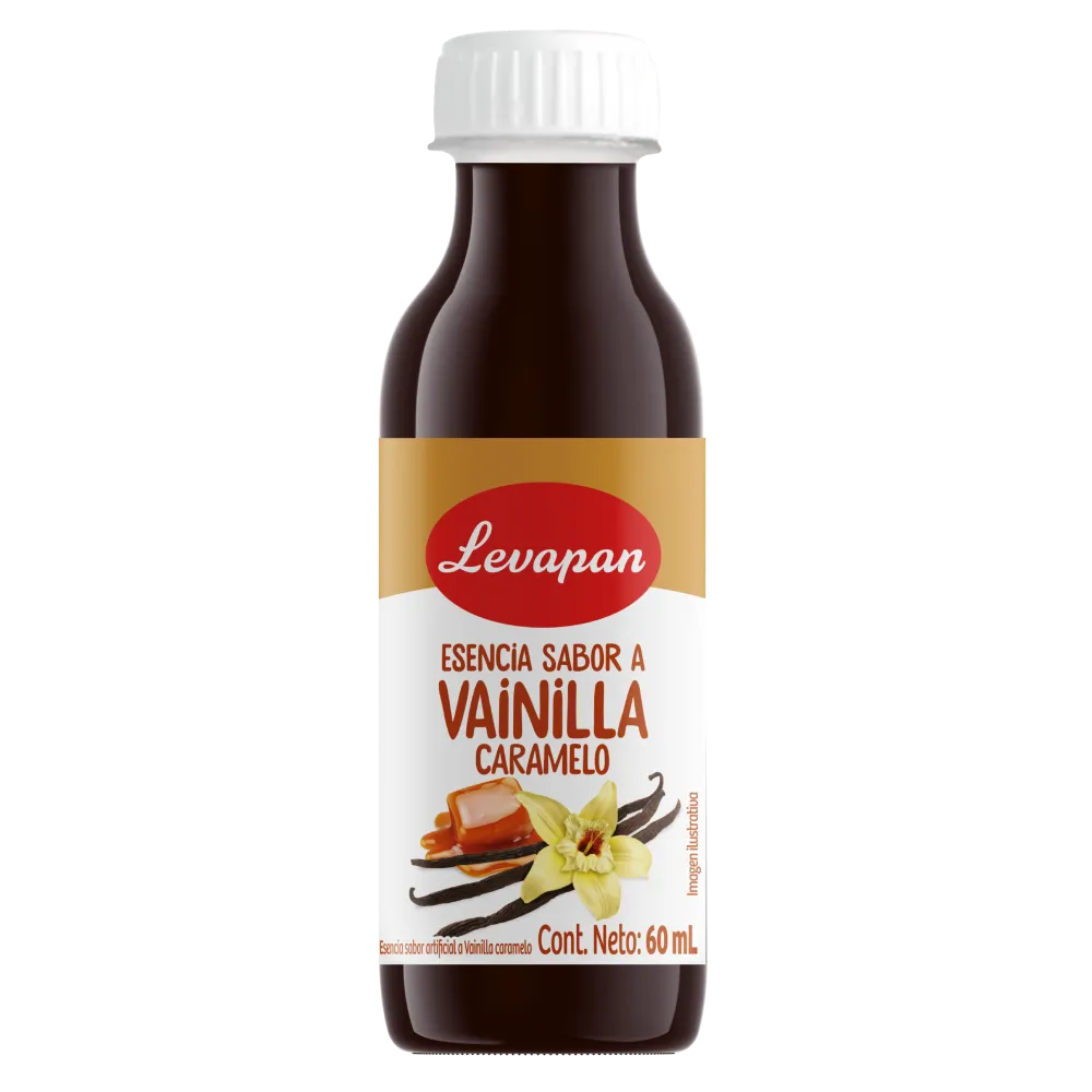 Esencia Vainilla Caramelo Levapan botella x 60 ml