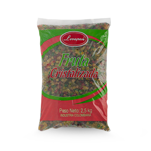 Fruta Cristalizada Levapan x 2,5 Kg