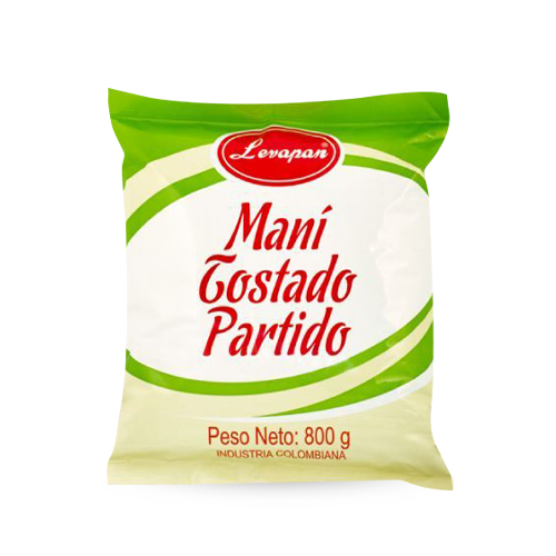 Mani Tostado y Partido Levapan x 1 Kg